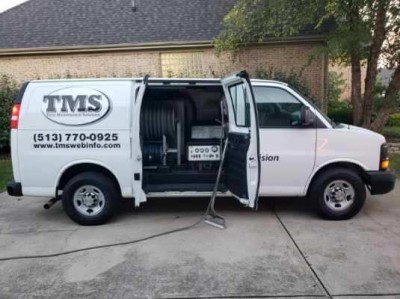 TMS van with doors open